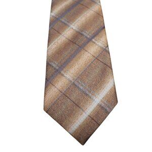 CLEARANCE SALE VINTAGE NECKTIE Scottish Plaid Print Handmade Tie NWT